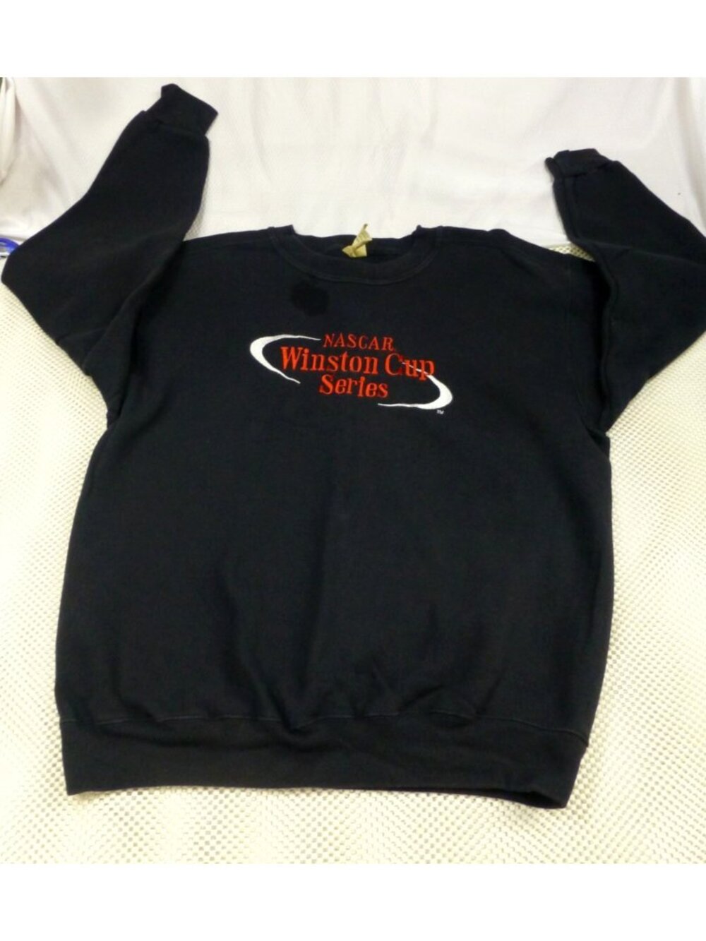Vintage Nascar Winston Cup Series Black Sweatshirt Medium Made In‎ USA
